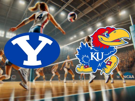 BYU Cougars at Kansas Jayhawks Women's Volleyball